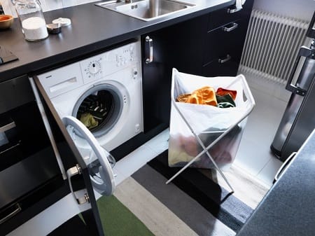 Плюсове и минуси на вградените перални машини