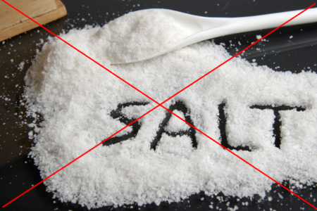ne használjon rendszeres sót