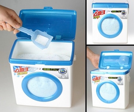 El concepto y los tipos de recipientes para detergente en polvo.