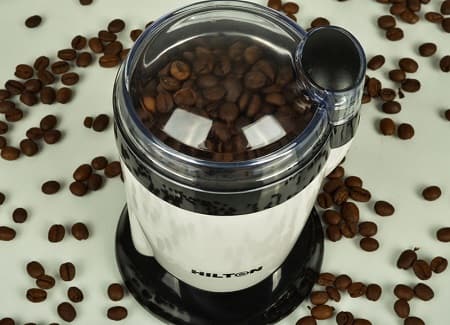 Additional functions on the rotary coffee grinder
