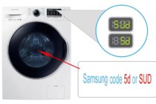 Sud (5ud) или SD (5D) в пералня Samsung
